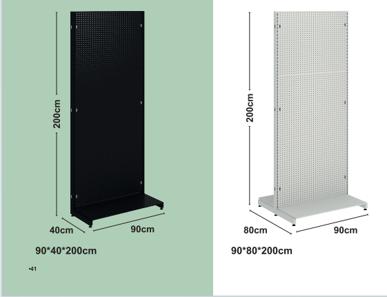 Mega Pegboard Frame Regals