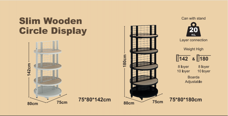 Pantalla de cercle de fusta